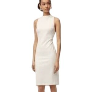 Aritzia Babaton Cream Miguel Sheath dress Sz 8